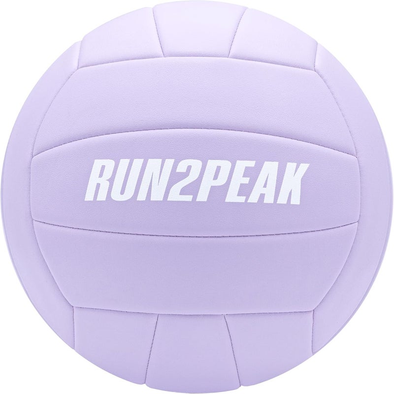 RUN2PEAK Soft Touch Volleyball Ball Gifts for Teen Girls Kids Youth Team Beginners Durable Volleyballs for Outdoor Indoor Beach Pool Water Play Official Size 5 Training Practice Volley Ball - Image 1